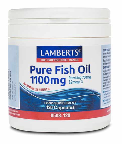 Lamberts Pure Fish Oil 1100mg 120 Capsules