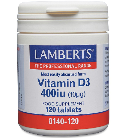 Lamberts Vitamin D3 400iu (10mcg) 120 Tablets