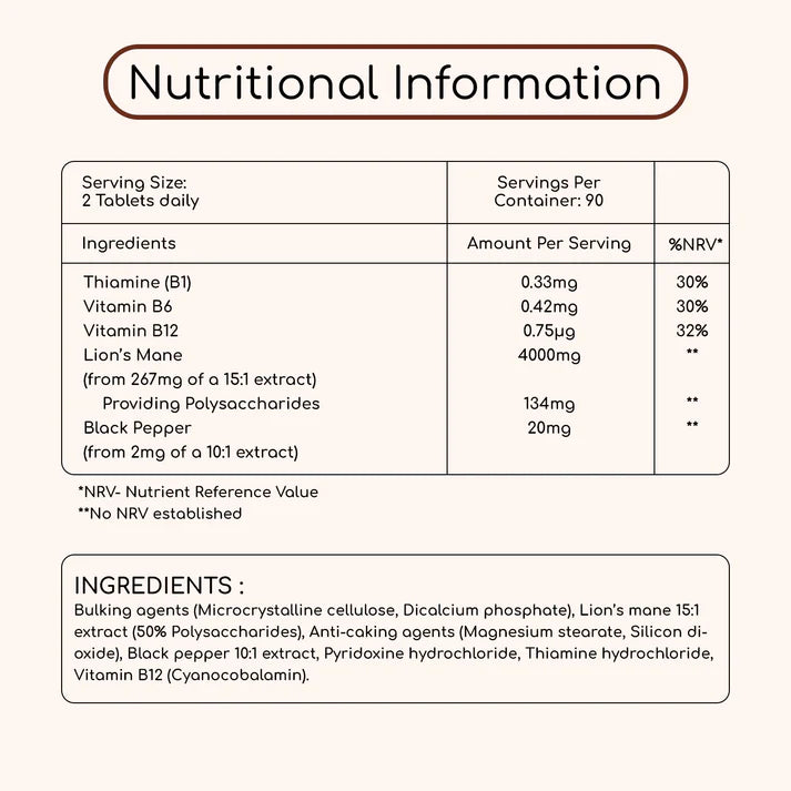 Prowise Lion's Mane High Strength Supplement