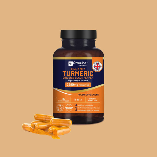 Prowise Turmeric with Ginger and Black Pepper 2280mg - 180 Capsules