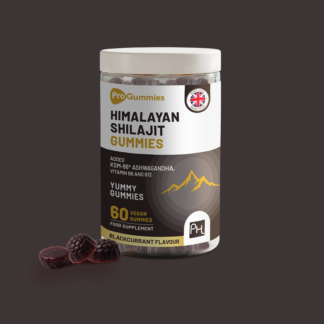 Prowise Himalayan Shilajit Gummies with KSM-66 Ashwagandha
