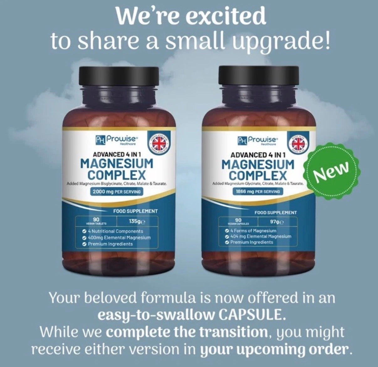 Prowise Magnesium Complex Capsules - Glycinate, Citrate, Malate, Taurate
