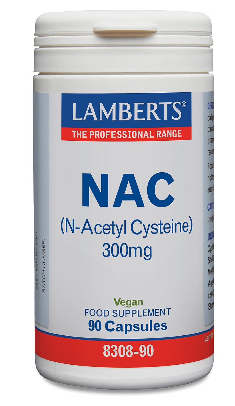 N-Acetyl Cysteine (NAC) 300mg Capsules 90's