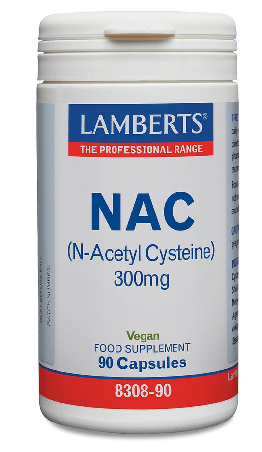 N-Acetyl Cysteine (NAC) 300mg Capsules 90's