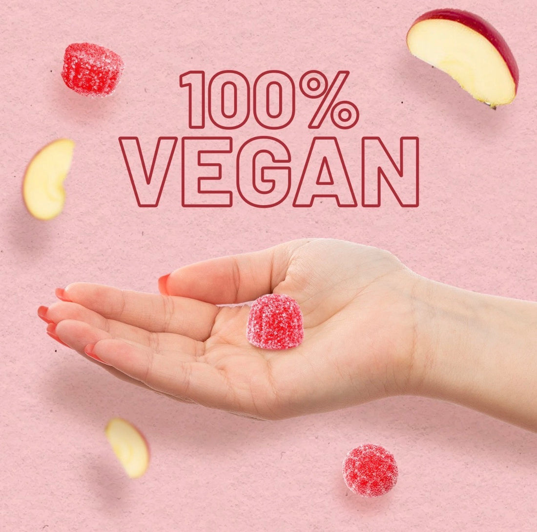 Prowise Apple Cider Vinegar Gummies with the Mother – 60 Vegan Gummies (Apple Flavour)