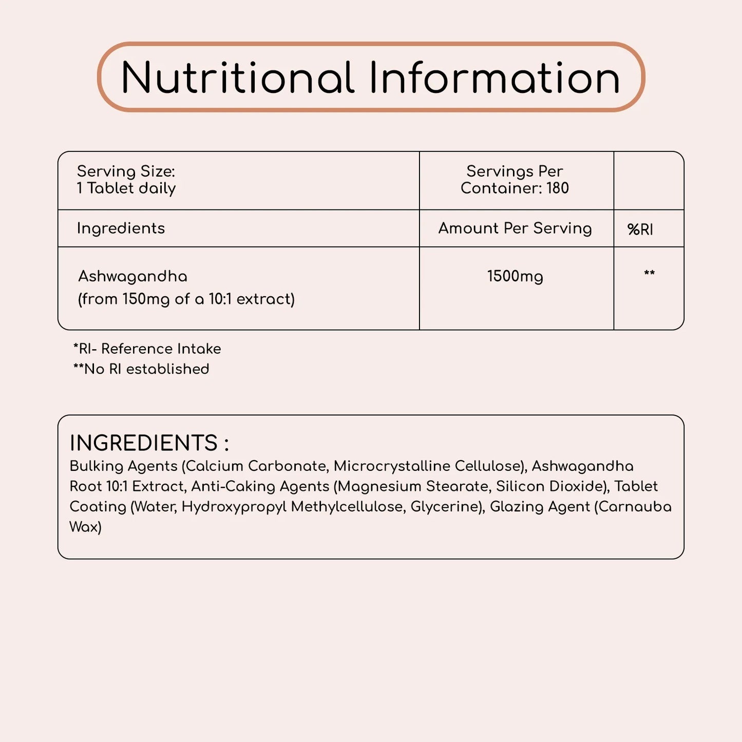 Prowise Ashwagandha 1500mg Tablets