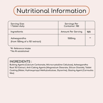 Prowise Ashwagandha 1500mg Tablets