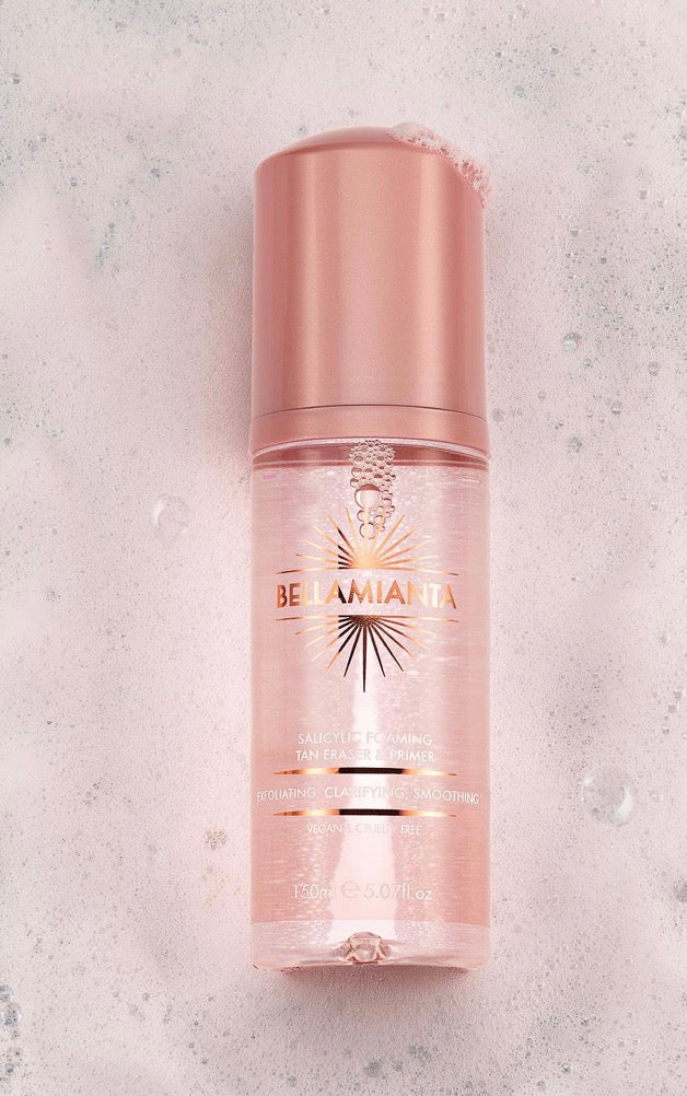 Bellamianta Salicylic Foaming Tan Eraser and Primer