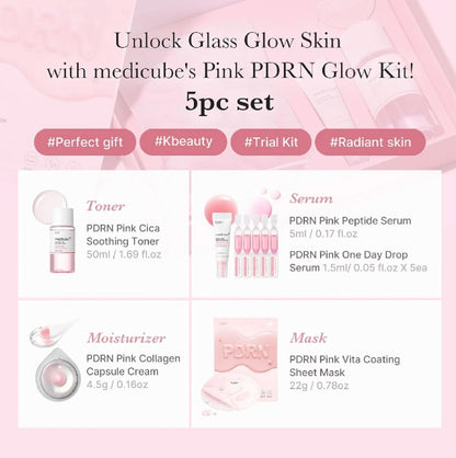 Medicube PDRN Glow Kit 5 Piece Set