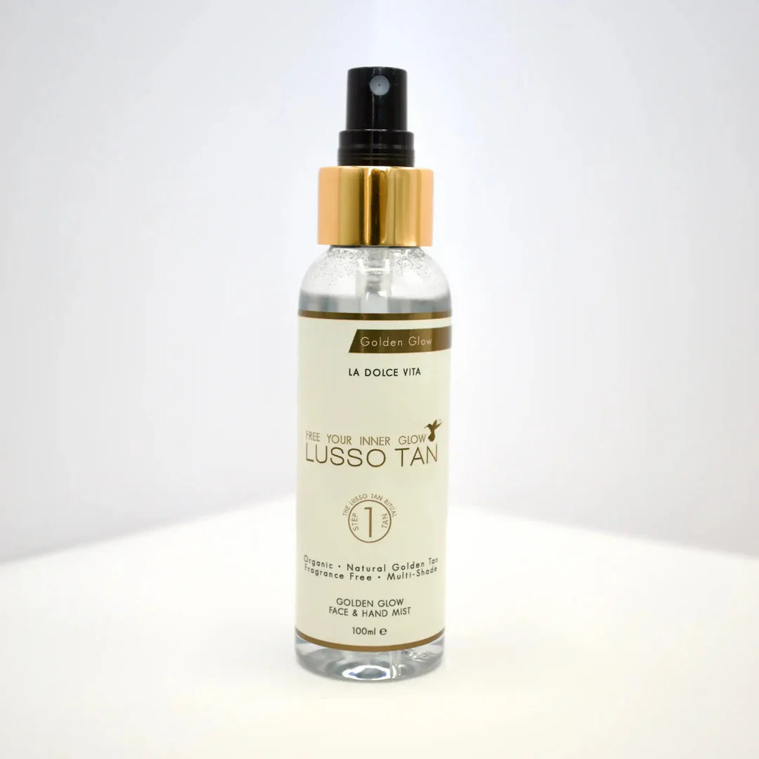Lusso Tan Golden Glow Face & Hand Mist 100ml