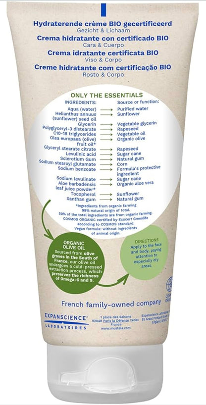 Mustela Hydrating Face & Body Cream 150ml