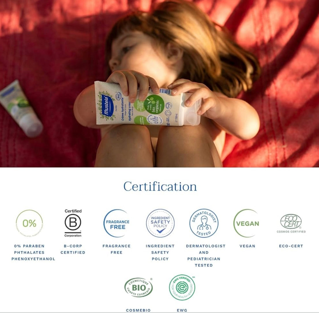 Mustela Hydrating Face & Body Cream 150ml