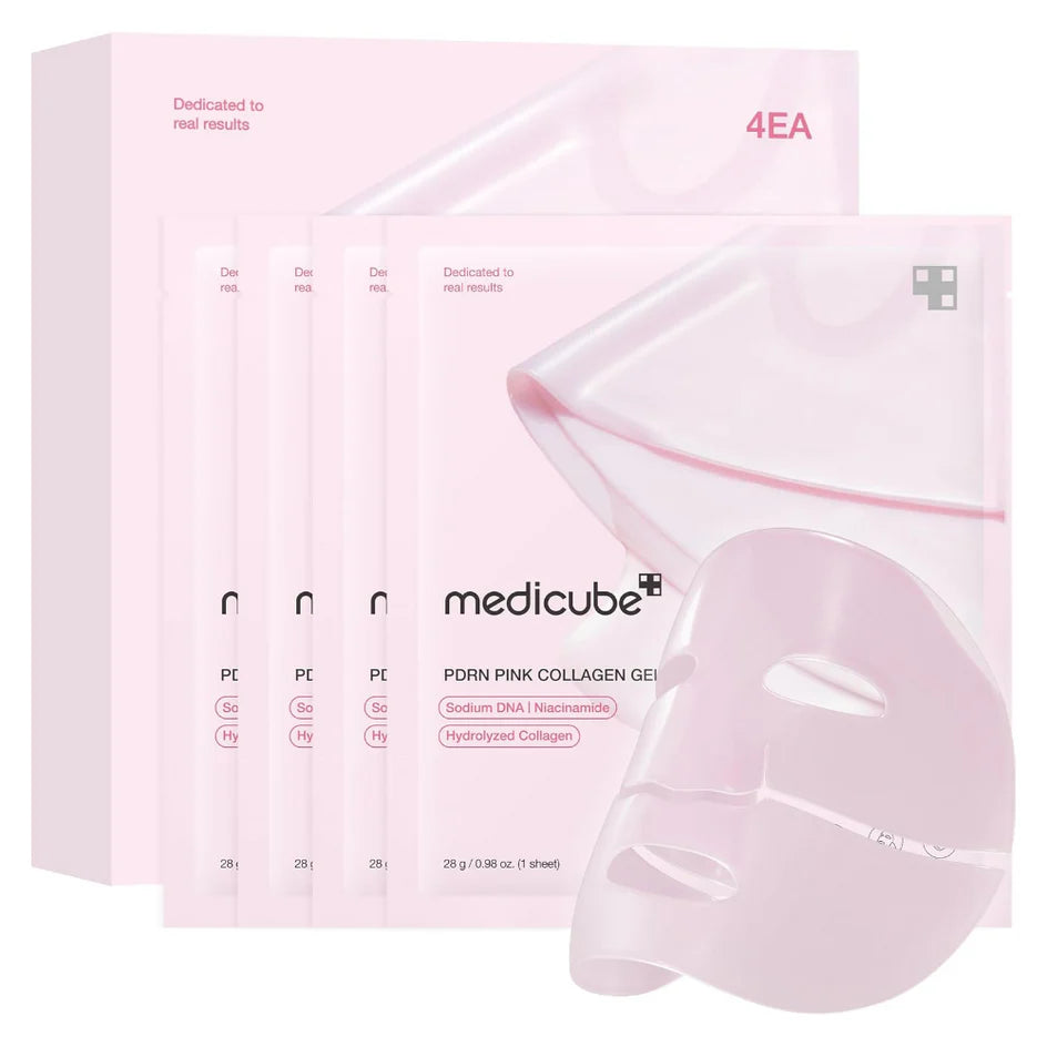 Medicube PDRN Pink Collagen Gel Mask Pack 4 x 28ml