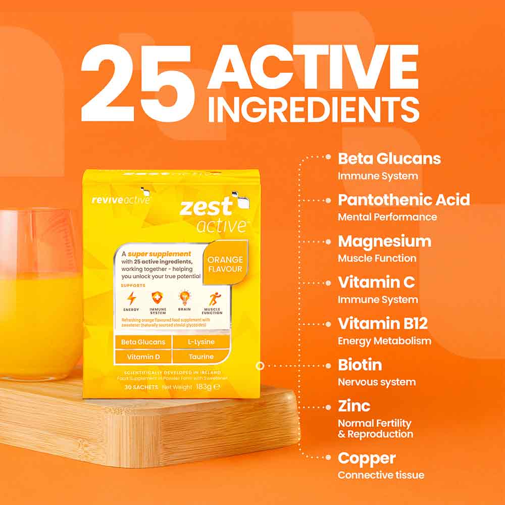 Revive Active Zest Active (Orange Flavour) - 30 Sachets