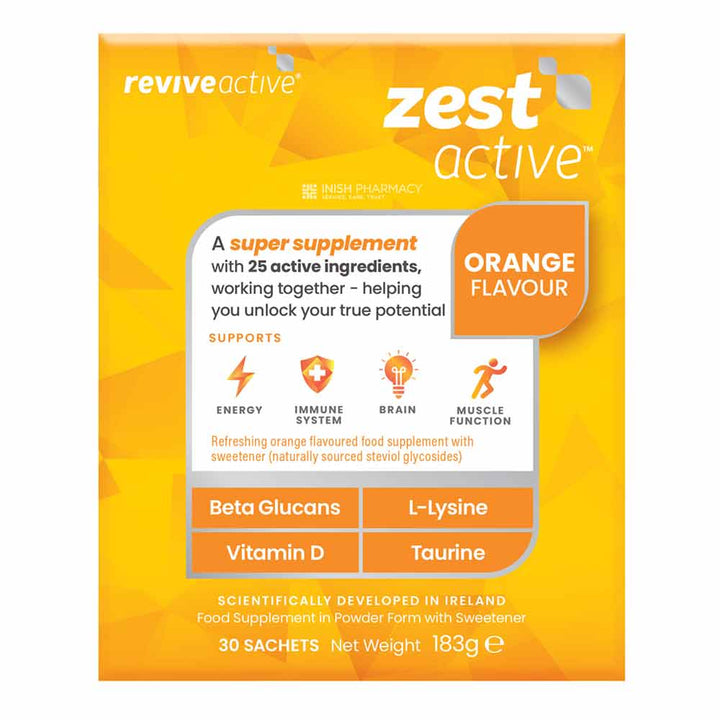 Revive Active Zest Active (Orange Flavour) - 30 Sachets