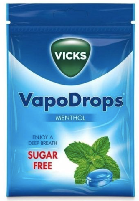 Vicks Vapodrops Menthol 72g