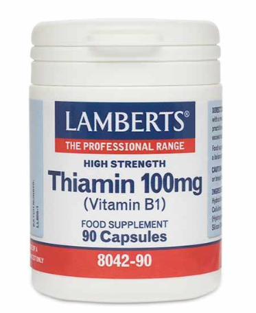 Lamberts Vitamin B1 Thiamin 100mg 90 Capsules