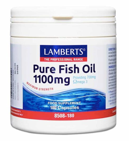 Lamberts Pure Fish Oil 1100mg 180 Capsules