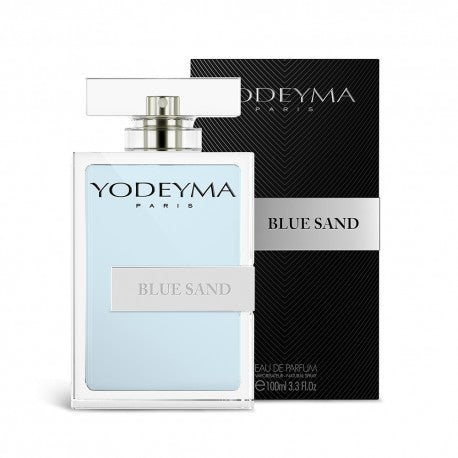 Yodeyma Blue Sand eau de parfum bottle, dupe for Xerjoff Erba Pura
