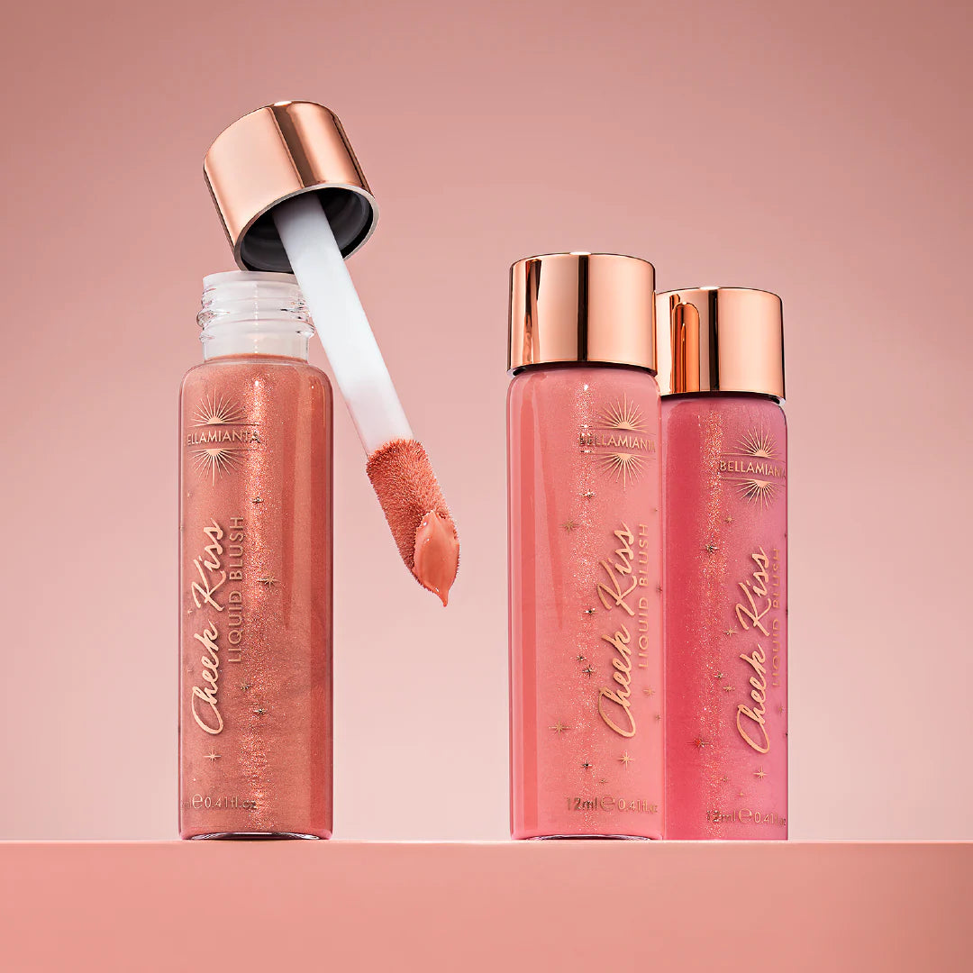 Bellamianta Cheek Kiss Liquid Blush - Island Coral