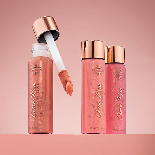 Bellamianta Cheek Kiss Liquid Blush - Island Coral