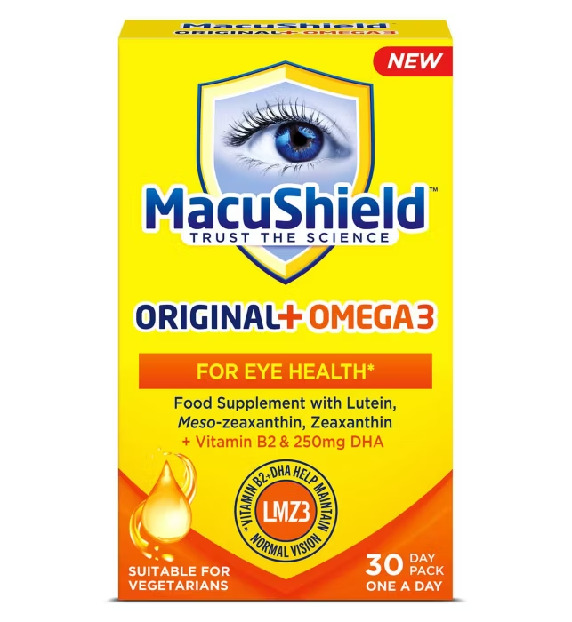 MacuShield Original+ Omega 3 Capsules - 30 Day Pack