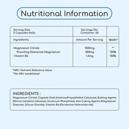 Prowise Magnesium Citrate with Vitamin B6